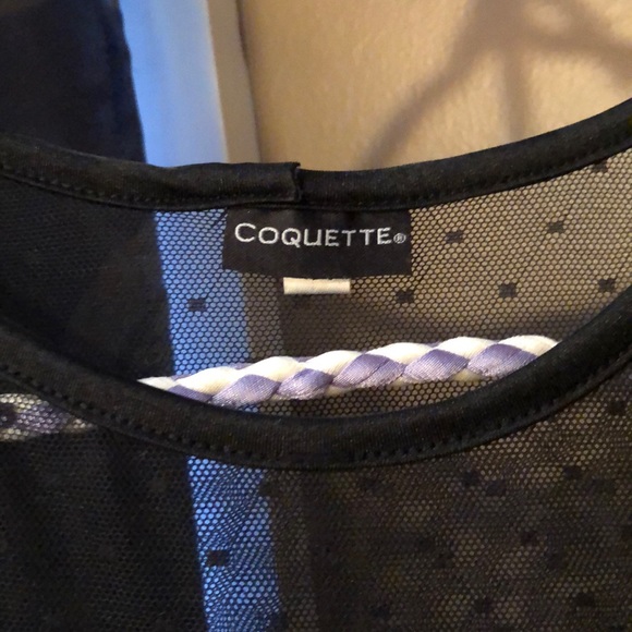 Coquette faux leather with lace dress - Picture 2 of 3